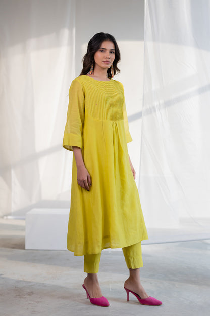 Zesty Lime Kurta Set
