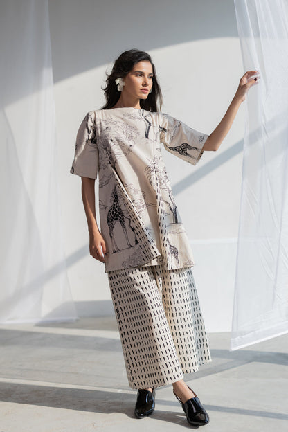Alabaster Safari Trace Short Tunic