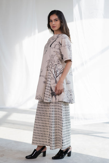 Alabaster Safari Trace Short Tunic
