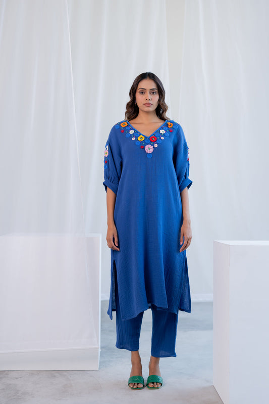 Floral Lake Kurta Co-ord