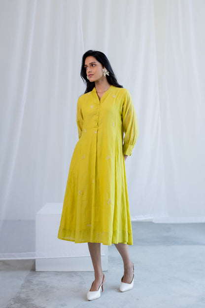 Breezy Lime Dewdrop Dress