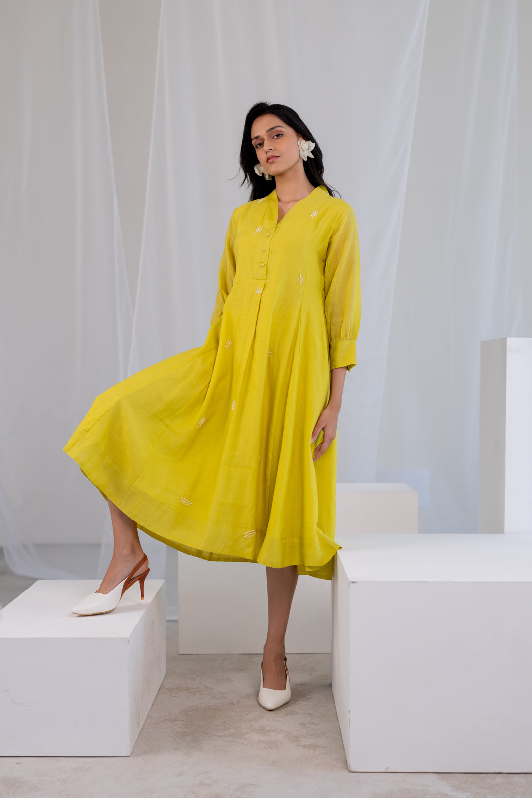 Breezy Lime Dewdrop Dress